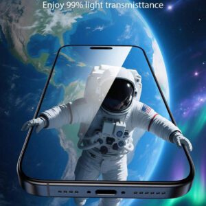 2 paquets de protecteur d'écran en verre trempé avec dureté 9H pour iPhone 17/15 Pro Max/15 Pro/15 Plus/16 Pro Max/16/16e/16 Pro/16 Plus/14 Pro Max/14/14 Pro/14 Plus/13 Pro Max/13/13Pro/12/11/XR