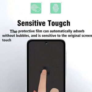 2 pièces Protecteur d'écran de confidentialité anti-espion HD clair pour iPhone 17 PRO MAX/17 PRO/17 AIR/17/16 Pro Max/16 Pro/16/15-11 Série : Bouclier de confidentialité gauche-droite et film anti-rayures 9H - Bords compatibles avec les coques de téléphone et kit sans bulles pour le bureau, les déplacements et la navigation publique (revêtement anti-traces de doigts et clarté compatible avec le flash)