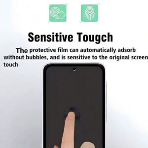 2 pièces Protecteur d'écran de confidentialité anti-espion HD clair pour iPhone 17 PRO MAX/17 PRO/17 AIR/17/16 Pro Max/16 Pro/16/15-11 Série : Bouclier de confidentialité gauche-droite et film anti-rayures 9H - Bords compatibles avec les coques de téléphone et kit sans bulles pour le bureau, les déplacements et la navigation publique (revêtement anti-traces de doigts et clarté compatible avec le flash)