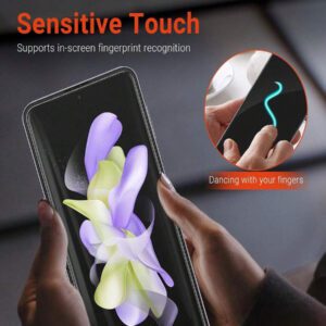 3 pièces Film hydrogel intérieur compatible avec Samsung Galaxy Z Flip 7 6 5 4 3 Protecteur d'écran TPU Étanche Anti-choc Anti-chute Anti-rayures Anti-empreintes digitales Couverture complète