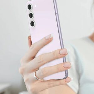 1 pièce Protecteur d'écran à lentille argentée scintillante avec plaque de positionnement auxiliaire, facile à appliquer, anti-rayures, compatible avec Samsung Galaxy S22/S23/S24 Ultra, S23 FE, S24 FE, A16, S25 Ultra, S25, S23 FE Étanche antichoc anti-chute anti-empreintes digitales Pleine couverture