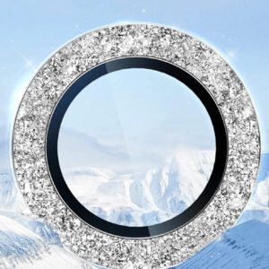 1 pièce Protecteur d'écran à lentille argentée scintillante avec plaque de positionnement auxiliaire, facile à appliquer, anti-rayures, compatible avec Samsung Galaxy S22/S23/S24 Ultra, S23 FE, S24 FE, A16, S25 Ultra, S25, S23 FE Étanche antichoc anti-chute anti-empreintes digitales Pleine couverture