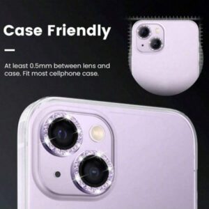3 pièces Protecteur d'objectif d'appareil photo en métal noir pailleté pour iPhone 17 Pro Max / 17 Pro / 17 Air / 17 / 16 Pro Max / 16 Pro / 15 Pro Max / 15 Pro / 14 Pro / 13 Pro / 12 Pro / 11 Pro Max : Verre trempé anti-rayures 9H - Design compatible avec les coques et revêtement anti-traces de doigts pour une esthétique de luxe et une photographie de nuit (Kit sans bulles et clarté HD compatible avec le flash)