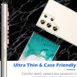 1 pièce Protecteur d'écran à lentille argentée scintillante avec plaque de positionnement auxiliaire, facile à appliquer, anti-rayures, compatible avec Samsung Galaxy S22/S23/S24 Ultra, S23 FE, S24 FE, A16, S25 Ultra, S25, S23 FE Étanche antichoc anti-chute anti-empreintes digitales Pleine couverture