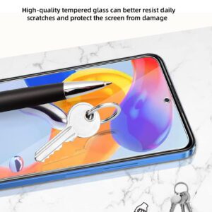 2 pièces Protecteur d'écran en verre trempé, compatible avec Xiaomi Redmi, anti-rayures, surface lisse, installation facile, film de protection de la vie privée