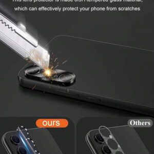 3 pièces Film de protection pour objectif de caméra, compatible avec différents modèles de smartphones Galaxy. Étanche, antichoc, anti-chute, anti-rayures et anti-traces de doigts. Couverture complète.