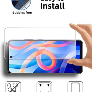 2 pièces Protecteur d'écran en verre trempé, compatible avec Xiaomi Redmi, anti-rayures, surface lisse, installation facile, film de protection de la vie privée