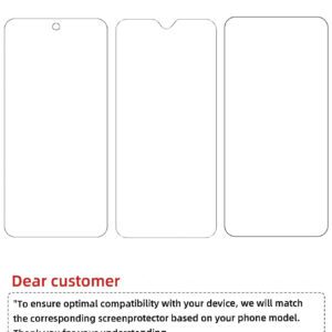 2 pièces Protecteur d'écran en verre trempé, compatible avec Xiaomi Redmi, anti-rayures, surface lisse, installation facile, film de protection de la vie privée