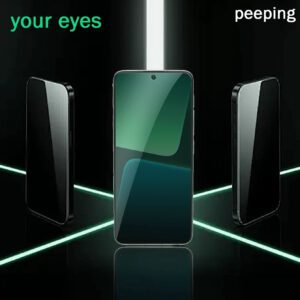 2 pièces Protecteur d'écran en verre trempé, compatible avec Xiaomi Redmi, anti-rayures, surface lisse, installation facile, film de protection de la vie privée