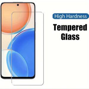 3 pièces Protecteur d'écran en verre trempé compatible avec les modèles et Honor, ultra-clair, dureté 9H, surface brillante, anti-rayures, anti-traces de doigts, installation facile - Réponse tactile haute sensibilité, couverture complète, installation facile, haute définition, sans bulles, résistant aux rayures et aux chocs. Protecteur d'écran en verre trempé ultra-haute définition, cadeau pour anniversaire/Pâques/Fête des Présidents/Noël/famille/amis/petit ami/petite amie. Protecteur d'écran de téléphone, accessoires de téléphone, étanche, antichoc, anti-chute
