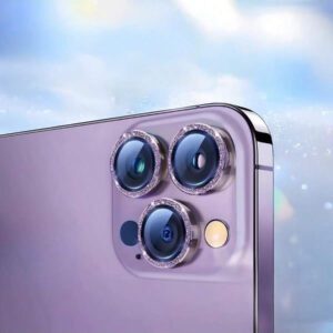 Film de lentille avec poudre flash, convient pour iPhone 17, autocollant de lentille iPhone 12/Mini/13/14 Plus/15/16 Pro Max/16e/17/17pro/17 Pro Max/17Air, protection de caméra, anneau de protection arrière 13 Pro Max, couvercle de lentille, sens de luxe avancé avec diamant flash