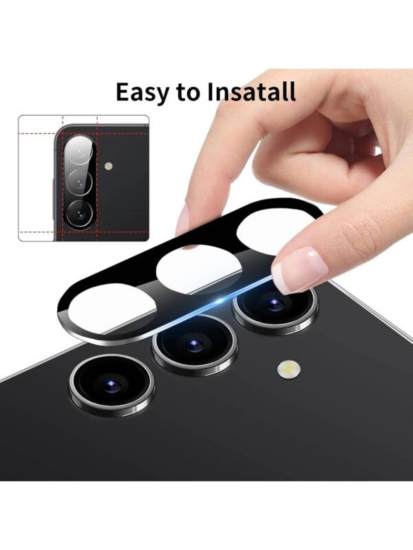 3 pièces Protecteur d'objectif de caméra compatible avec Samsung Galaxy A13/A14/A15/A16/A23/A24/A25/A26/A34/A36/A35/A54/A55 5G/A56/S23 FE/S22/S23/S24 FE/S25 Plus Ultra. Cadeau pour l'anniversaire, la famille, les amis. Protecteur d'objectif, accessoires de téléphone. Étanche, antichoc, anti-chute, anti-rayures, anti-traces de doigts, protection intégrale – Image 5
