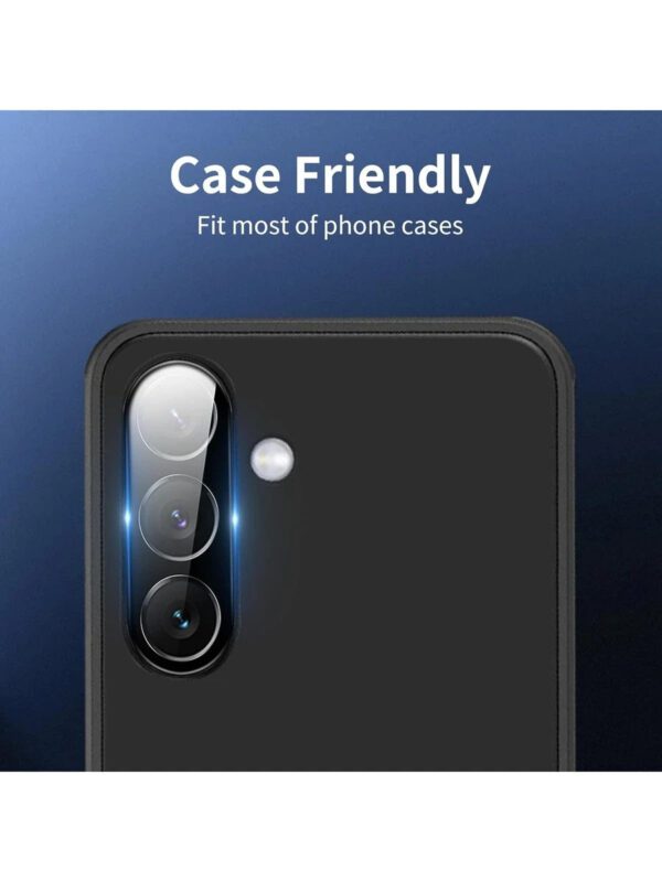 3 pièces Protecteur d'objectif de caméra compatible avec Samsung Galaxy A13/A14/A15/A16/A23/A24/A25/A26/A34/A36/A35/A54/A55 5G/A56/S23 FE/S22/S23/S24 FE/S25 Plus Ultra. Cadeau pour l'anniversaire, la famille, les amis. Protecteur d'objectif, accessoires de téléphone. Étanche, antichoc, anti-chute, anti-rayures, anti-traces de doigts, protection intégrale – Image 8