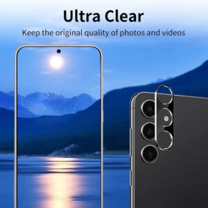 3 pièces Protecteur d'objectif de caméra compatible avec Samsung Galaxy A13/A14/A15/A16/A23/A24/A25/A26/A34/A36/A35/A54/A55 5G/A56/S23 FE/S22/S23/S24 FE/S25 Plus Ultra. Cadeau pour l'anniversaire, la famille, les amis. Protecteur d'objectif, accessoires de téléphone. Étanche, antichoc, anti-chute, anti-rayures, anti-traces de doigts, protection intégrale
