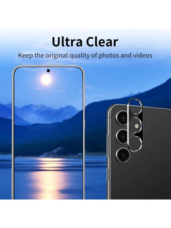 3 pièces Protecteur d'objectif de caméra compatible avec Samsung Galaxy A13/A14/A15/A16/A23/A24/A25/A26/A34/A36/A35/A54/A55 5G/A56/S23 FE/S22/S23/S24 FE/S25 Plus Ultra. Cadeau pour l'anniversaire, la famille, les amis. Protecteur d'objectif, accessoires de téléphone. Étanche, antichoc, anti-chute, anti-rayures, anti-traces de doigts, protection intégrale – Image 10