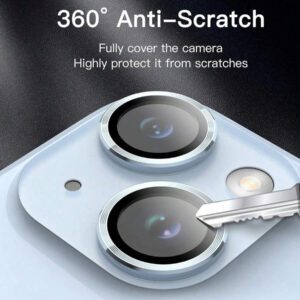 1 pack Film de protection décoratif pour objectif d'appareil photo, haute définition anti-chute, compatible avec les séries 11/12/13/14 Pro Max, 15 Pro Max, 16/16 Plus/16 Pro/16 Pro Max, 17/17 Plus/17 Pro/17 Pro Max