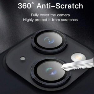 1 pack Film de protection décoratif pour objectif d'appareil photo, haute définition anti-chute, compatible avec les séries 11/12/13/14 Pro Max, 15 Pro Max, 16/16 Plus/16 Pro/16 Pro Max, 17/17 Plus/17 Pro/17 Pro Max