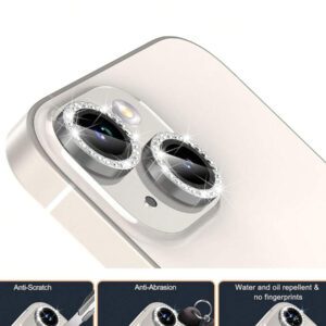 1 pack Film de protection décoratif pour objectif d'appareil photo, haute définition anti-chute, compatible avec les séries 11/12/13/14 Pro Max, 15 Pro Max, 16/16 Plus/16 Pro/16 Pro Max, 17/17 Plus/17 Pro/17 Pro Max