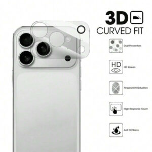 Lot de 4 films de protection transparents en verre trempé pour objectif d'appareil photo, compatibles avec iPhone 17 et 16 Pro Max, série complète, dureté 9H, antidéflagrants et résistants aux rayures
