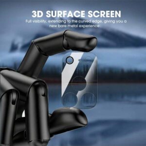 Lot de 4 films de protection transparents en verre trempé pour objectif d'appareil photo, compatibles avec iPhone 17 et 16 Pro Max, série complète, dureté 9H, antidéflagrants et résistants aux rayures