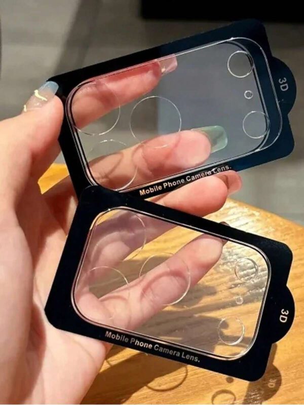 Lot de 4 films de protection transparents en verre trempé pour objectif d'appareil photo, compatibles avec iPhone 17 et 16 Pro Max, série complète, dureté 9H, antidéflagrants et résistants aux rayures – Image 11