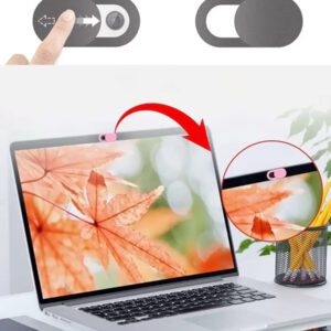 5 pièces Couvre-webcam compatible avec téléphone et PC, lentille étanche, antichoc, anti-chute, anti-rayures, anti-traces de doigts, protection complète