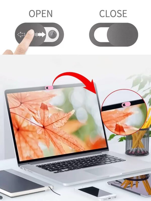 5 pièces Couvre-webcam compatible avec téléphone et PC, lentille étanche, antichoc, anti-chute, anti-rayures, anti-traces de doigts, protection complète – Image 13
