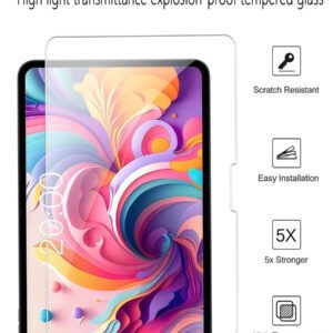 1 pièce Protecteur d'écran en verre trempé premium compatible avec iPad/Vivo/Microsoft/Tablettes, diverses tailles pour répondre à différents besoins, dureté 9H anti-rayures, oléophobe, haute définition et haute transparence pour restaurer la protection de l'écran de couleur. Indispensable pour le bouclier quotidien, le bureau, la maison. Accessoires de protection d'écran de tablette étanche aux chocs, résistant aux chutes et aux rayures