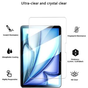 1 pièce Protecteur d'écran en verre trempé premium compatible avec iPad/Vivo/Microsoft/Tablettes, diverses tailles pour répondre à différents besoins, dureté 9H anti-rayures, oléophobe, haute définition et haute transparence pour restaurer la protection de l'écran de couleur. Indispensable pour le bouclier quotidien, le bureau, la maison. Accessoires de protection d'écran de tablette étanche aux chocs, résistant aux chutes et aux rayures