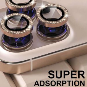 3 pièces Protecteur d'objectif de téléphone compatible avec 15/15Pro/15Plus/15Promax. Cadeau pour l'anniversaire, la famille, les amis. Protecteur d'objectif, accessoires de téléphone. Étanche, antichoc, anti-chute, anti-rayures, anti-traces de doigts, protection intégrale