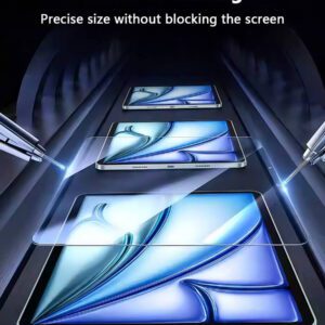 1 pièce Protecteur d'écran en verre trempé premium compatible avec iPad/Vivo/Microsoft/Tablettes, diverses tailles pour répondre à différents besoins, dureté 9H anti-rayures, oléophobe, haute définition et haute transparence pour restaurer la protection de l'écran de couleur. Indispensable pour le bouclier quotidien, le bureau, la maison. Accessoires de protection d'écran de tablette étanche aux chocs, résistant aux chutes et aux rayures