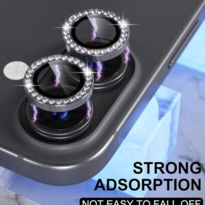 3 pièces Protecteur d'objectif de téléphone compatible avec 15/15Pro/15Plus/15Promax. Cadeau pour l'anniversaire, la famille, les amis. Protecteur d'objectif, accessoires de téléphone. Étanche, antichoc, anti-chute, anti-rayures, anti-traces de doigts, protection intégrale