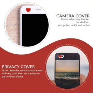 Couvercle de webcam coulissant - Couvercle de caméra compatible avec MacBook, iMac, ordinateur portable, ordinateur, iPad, téléphone portable, PC - Excellent accessoire de protection de la vie privée