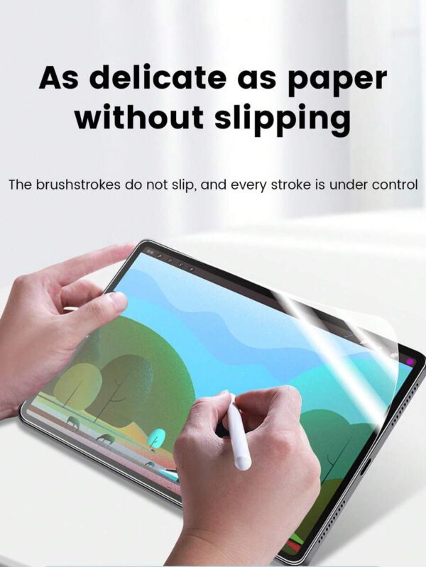 2 piÃ¨ces Film mat comme du papier compatible avec Pro 11 12.9 13 2024 Air 4 5 6 7 8 Mini 10.2 9.7 10.5 10.9 1 2 3 7.9 8.3 MatePad T10 T10S 11.5 10.1 M5 Lite 2023 2022 2019 10.95 10.4 10.8 Tab A8 A9 A9Plus S7 S8 S9 S9FE S6Lite Pad 5Pro Pad SE. Film de protection d'Ã©cran de type papier, pas en verre. Essentiels pour une protection quotidienne, au bureau et Ã  la maison. Accessoires de tablette rÃ©sistants Ã  l'eau, aux chocs et aux rayures. â€“ Image 5