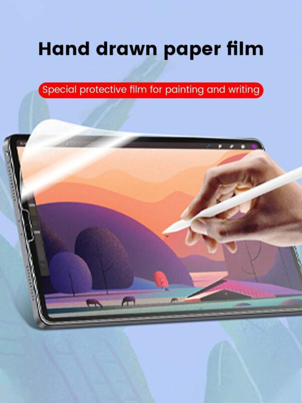 2 piÃ¨ces Film mat comme du papier compatible avec Pro 11 12.9 13 2024 Air 4 5 6 7 8 Mini 10.2 9.7 10.5 10.9 1 2 3 7.9 8.3 MatePad T10 T10S 11.5 10.1 M5 Lite 2023 2022 2019 10.95 10.4 10.8 Tab A8 A9 A9Plus S7 S8 S9 S9FE S6Lite Pad 5Pro Pad SE. Film de protection d'Ã©cran de type papier, pas en verre. Essentiels pour une protection quotidienne, au bureau et Ã  la maison. Accessoires de tablette rÃ©sistants Ã  l'eau, aux chocs et aux rayures. â€“ Image 7