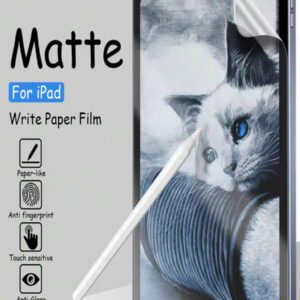 1 pièce Film de protection d'écran haute définition, haute transparence, résistant aux rayures, antichoc, couvrant tout l'écran, anti-traces de doigts, tactile sensible, en film PET, compatible avec iPad (Air4/5/6)/(7/8/9/10e génération)/iPad 11 1A16(2025)