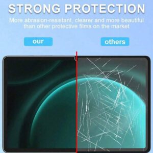 2 pièces Protecteur d'écran en verre trempé pour Tab A7 A8 A9 S6 Lite S7 S8 S9 A9+ FE Plus 8.7 10.4 10.5 11 12.4 pouces, haute définition, haute transparence, anti-rayures, anti-chute, couverture plein écran, anti-empreintes digitales, tactile sensible. Accessoires essentiels de protection d'écran de tablette, applicable pour bouclier quotidien, bureau, maison