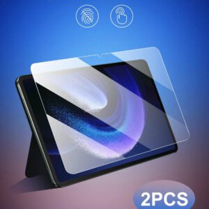 2 pièces Protecteur d'écran en verre trempé en aluminium haute qualité pour Xiaomi/Redmi Tablet, dureté 9H, bords arrondis, résistant aux rayures, compatible avec Xiaomi MiPad 5/5 Pro, 6/6 Pro, Pad SE, Pad Pro, Redmi Pad, Pad SE, Poco Pad. Étanche, antichoc, anti-chute, anti-empreintes digitales, protection intégrale