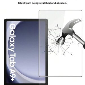 2 pièces Protecteur d'écran en verre trempé, résistant aux rayures, compatible avec Samsung Galaxy Tab S7/S8/S9, Samsung Galaxy Tab S10+, S10 Ultra, Galaxy Tab A10+, Galaxy Tab S10 Lite, Galaxy Tab S11, Galaxy Tab S11 Ultra, iPad Air 13 2025(M3), iPad Air 11 2025(M3), iPad 2025(iPad A16) (Achat selon votre modèle de tablette correspondant)