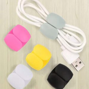 15 Pièces Pince Organisatrice De Câbles Pour Écouteurs Et Chargeurs, Enrouleur De Câbles Multifonctionnel