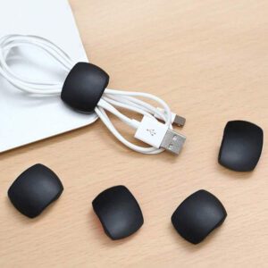 15 Pièces Pince Organisatrice De Câbles Pour Écouteurs Et Chargeurs, Enrouleur De Câbles Multifonctionnel