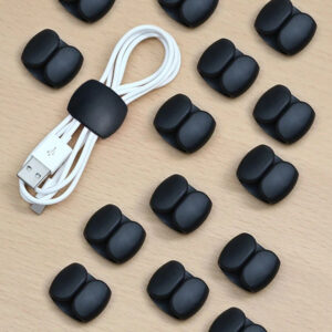15 Pièces Pince Organisatrice De Câbles Pour Écouteurs Et Chargeurs, Enrouleur De Câbles Multifonctionnel