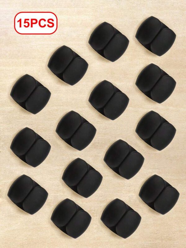 15 Pièces Pince Organisatrice De Câbles Pour Écouteurs Et Chargeurs, Enrouleur De Câbles Multifonctionnel – Image 17