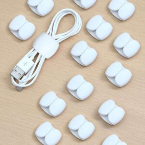 15 Pièces Pince Organisatrice De Câbles Pour Écouteurs Et Chargeurs, Enrouleur De Câbles Multifonctionnel