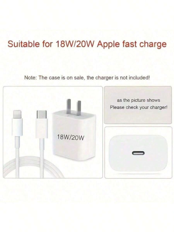 Étui de protection de chargeur à motif marguerite coloré, protecteur de câble de charge transparent anti-pliage, compatible avec 15/14 Pro Max/13/12, compatible avec iPad 18/20W – Image 12