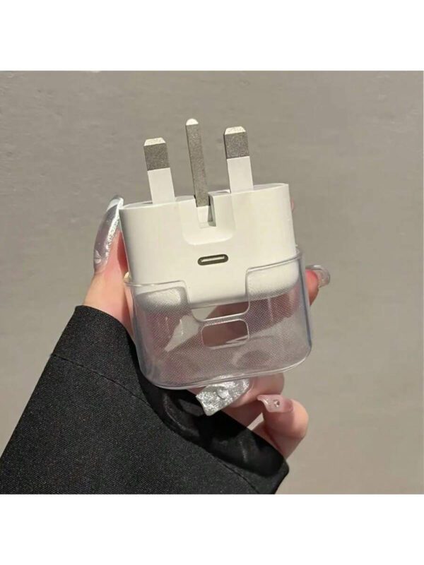 3 pièces Ensemble de boîtiers de protection de chargeur TPU mignons Panda/Chat/Dessin animé, convient pour iPhone 13/14/15/16, 18W/20W - Comprend un couvercle de chargeur mural avec design en forme de cœur de panda, protecteur de câble - Cadeau idéal – Image 12