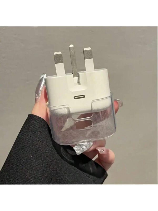 3 pièces Ensemble de boîtiers de protection de chargeur TPU mignons Panda/Chat/Dessin animé, convient pour iPhone 13/14/15/16, 18W/20W - Comprend un couvercle de chargeur mural avec design en forme de cœur de panda, protecteur de câble - Cadeau idéal – Image 18