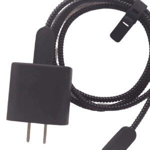 5 pièces Étui de protection simple noir pour adaptateur de charge, protecteur de câble de données, organisateur de câble de charge pour iPhone 14 Pro Max, iPhone 13/12/11, protecteur de cordon de chargeur rapide 18/20W, cadeau pour lui/elle