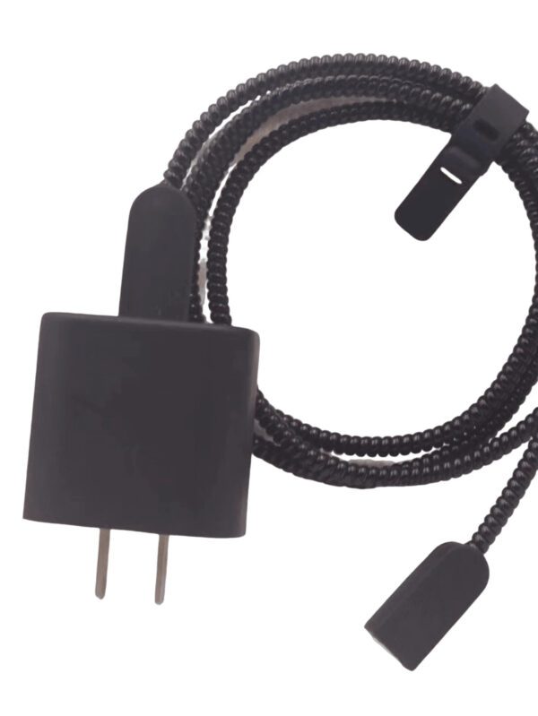 5 pièces Étui de protection simple noir pour adaptateur de charge, protecteur de câble de données, organisateur de câble de charge pour iPhone 14 Pro Max, iPhone 13/12/11, protecteur de cordon de chargeur rapide 18/20W, cadeau pour lui/elle – Image 3