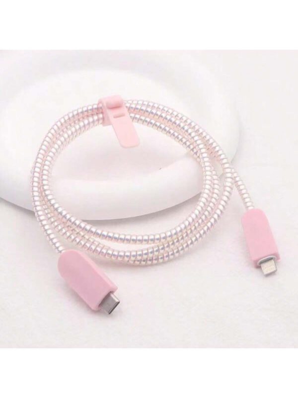 5 pièces Étui de protection simple noir pour adaptateur de charge, protecteur de câble de données, organisateur de câble de charge pour iPhone 14 Pro Max, iPhone 13/12/11, protecteur de cordon de chargeur rapide 18/20W, cadeau pour lui/elle – Image 13